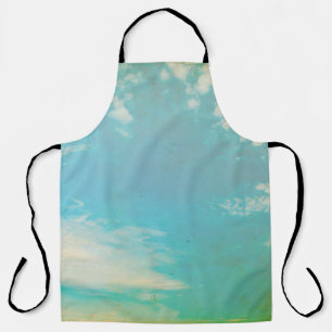Grunge image of sky background. home decor, backgr apron