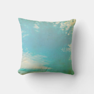 Grunge image of sky background. home decor, backgr cushion