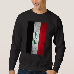 Grunge Iraq Flag Retro Middle East Arabic Kurdish  Sweatshirt