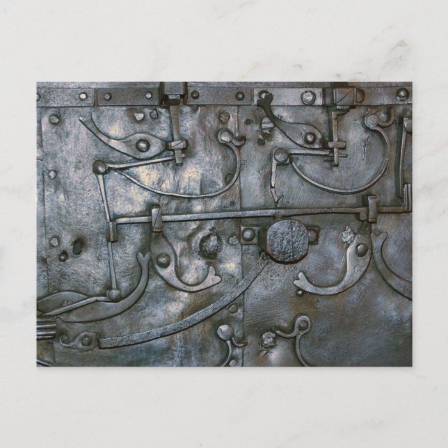 Grunge Iron Heavy Metal Postcard (Front)