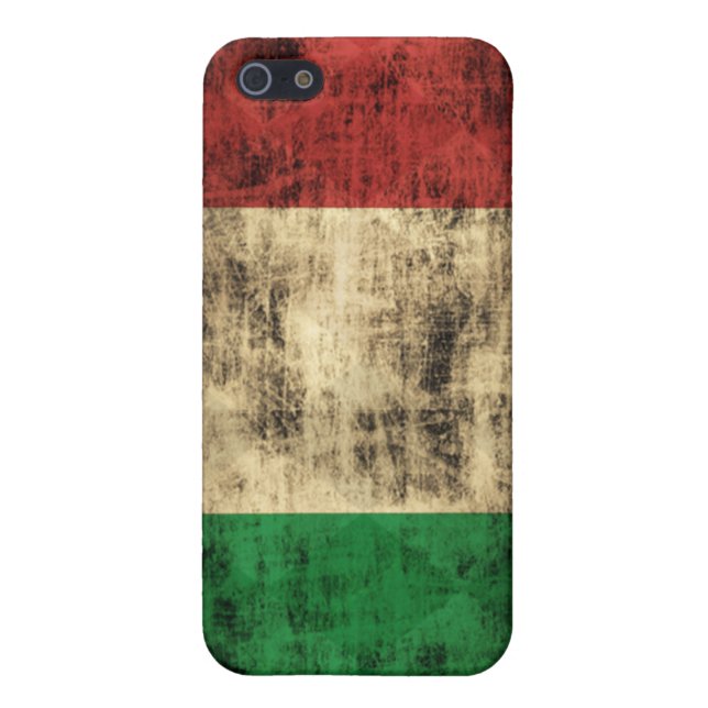 Grunge Italian Flag iPhone Case (Back)
