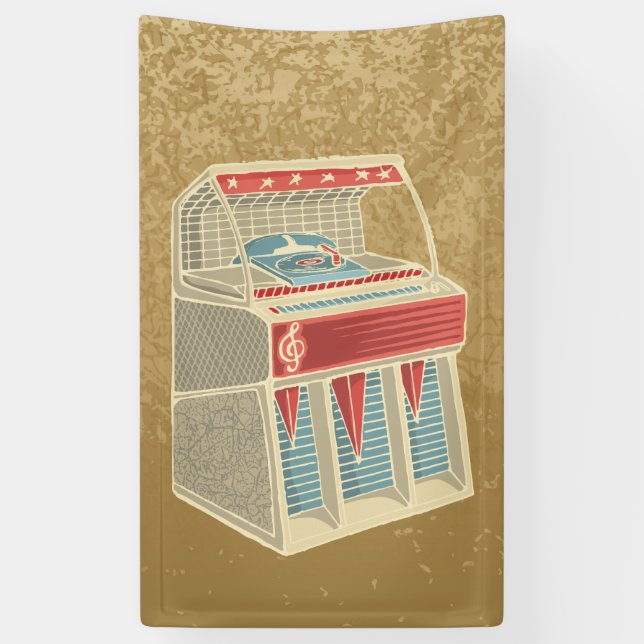 Grunge Jukebox Banner (Vertical)