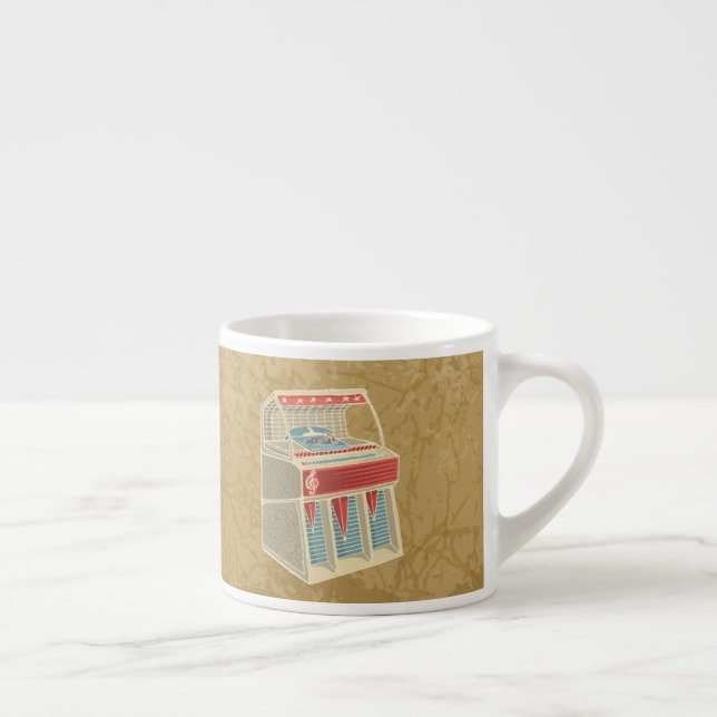Grunge Jukebox Espresso Cup (Right)