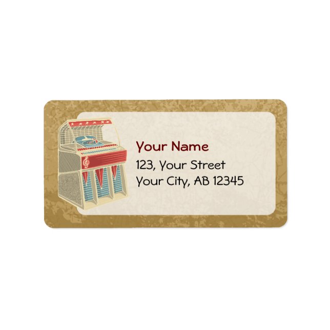 Grunge Jukebox Label (Front)