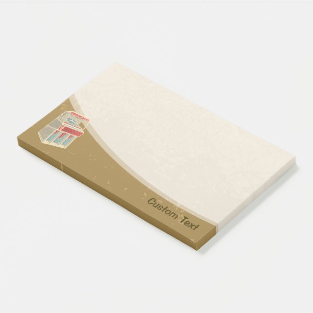Grunge Jukebox Post-it Notes (Angled)