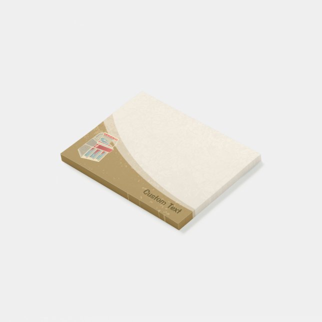 Grunge Jukebox Post-it Notes (Angled)