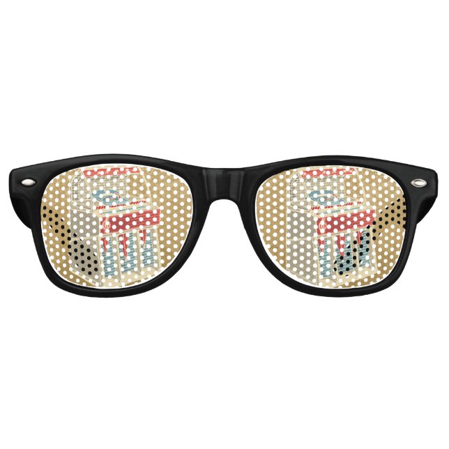 Grunge Jukebox Retro Sunglasses (Front)