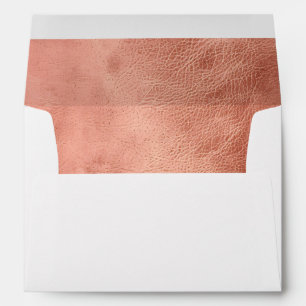 Grunge Leather Blush Pink Cowgirl Theme Envelope