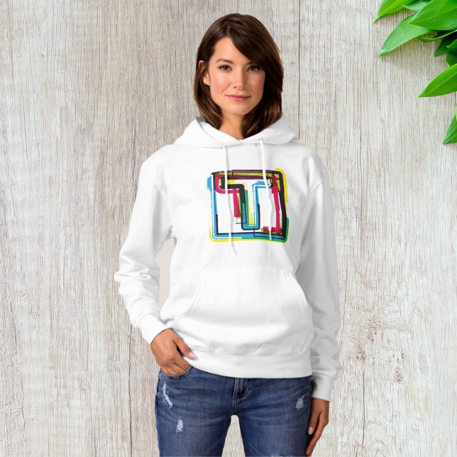 Grunge Letter T Bold Colourful Urban Typography  Hoodie (Creator Uploaded)