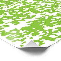 Grunge Lime Green Pattern - Summer Abstract Decor