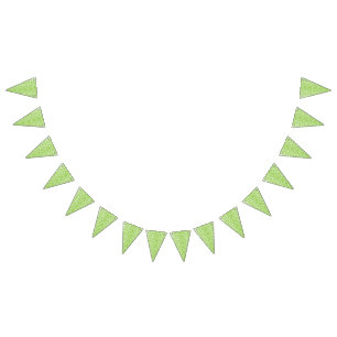 Grunge Lime Green Texture Bunting