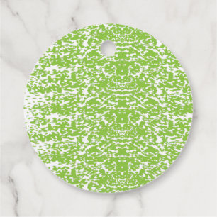 Grunge Lime Green Texture Favour Tags