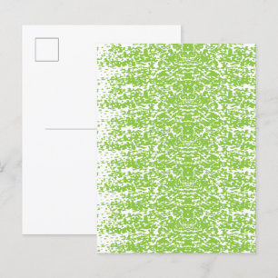 Grunge Lime Green Texture Invitation Postcard