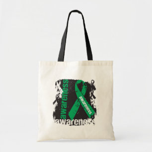 Grunge Liver Cancer Awareness Tote Bag
