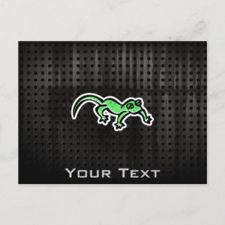 Grunge Lizard Postcard