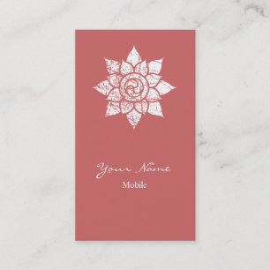 Grunge Mandala Business Card