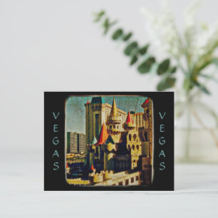 Grunge Mediaeval Castle Postcard
