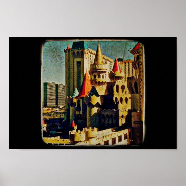 Grunge Mediaeval Castle Poster (Front)