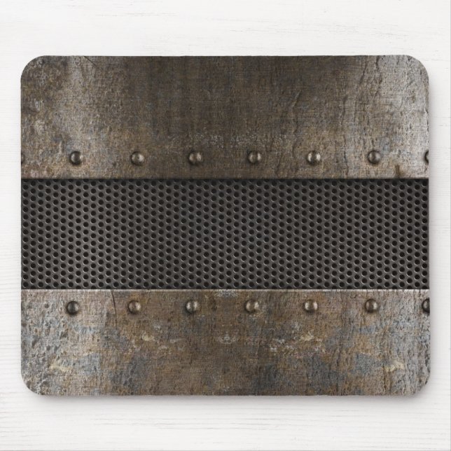 Grunge metal background mouse pad (Front)