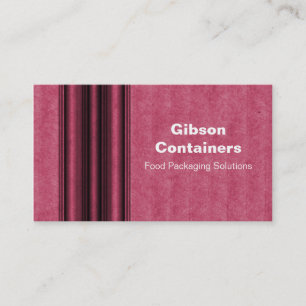 Grunge Metal Business Card, Burgundy Card
