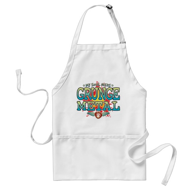 Grunge Metal Soul Apron (Front)