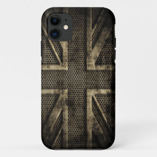 Grunge Metal Union Jack Case-Mate iPhone Case