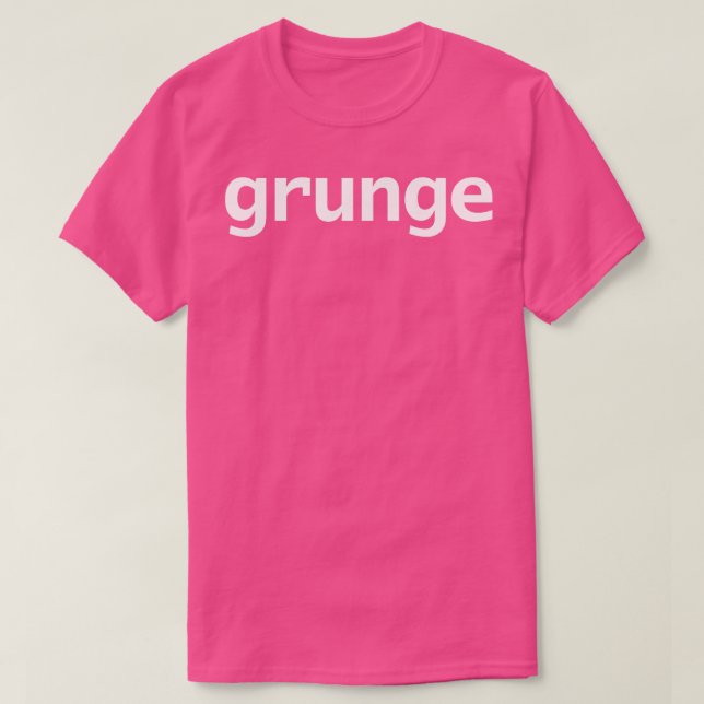 Grunge Minimal Typography T-Shirt (Design Front)