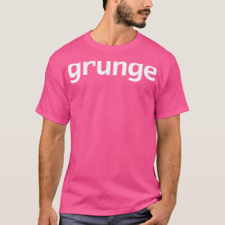Grunge Minimal Typography T-Shirt