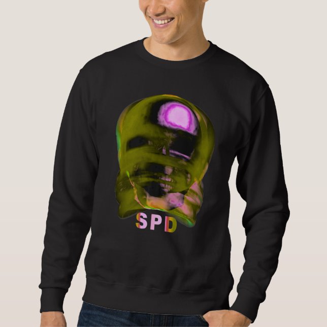 Grunge Monster Creature Sweatshirt (Front)