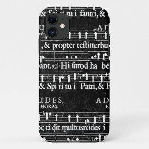 grunge music notes Case-Mate iPhone case