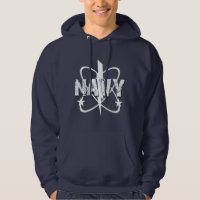 Grunge NAVY over Electronic Warfare Insignia