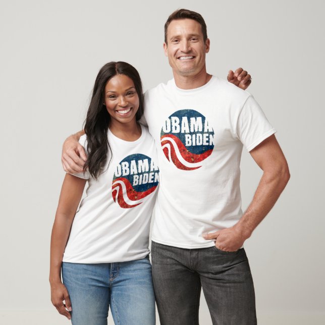 Grunge Obama Biden Destroyed T-Shirt (Unisex)
