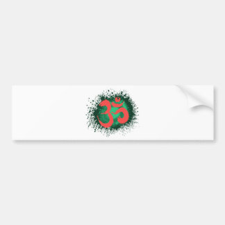 Grunge-OM Bumper Sticker