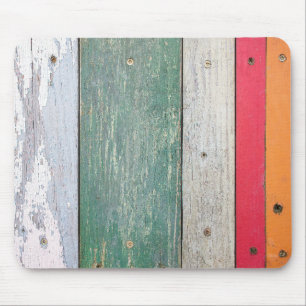 Grunge Paint on Wood Mouse Pad