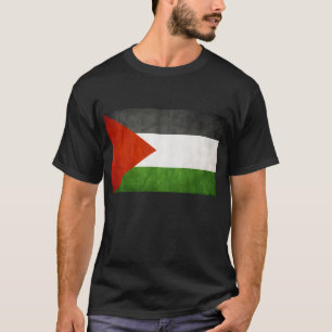 Grunge Palestinian Flag Men'sT-Shirt T-Shirt