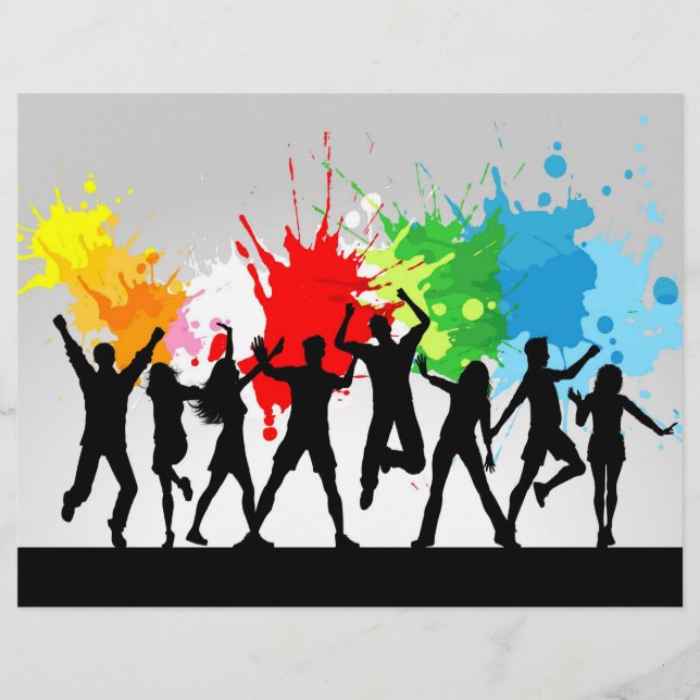 Grunge party flyer (Front)