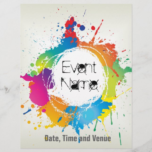 Grunge party flyer (Front)