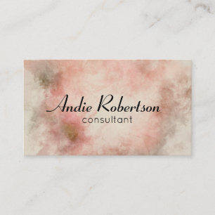 Grunge Pastels Business Card