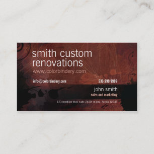 Grunge Path Business Card