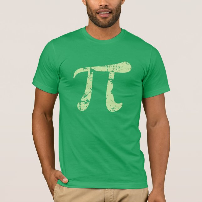 Grunge Pi Symbol T-Shirt (Front)
