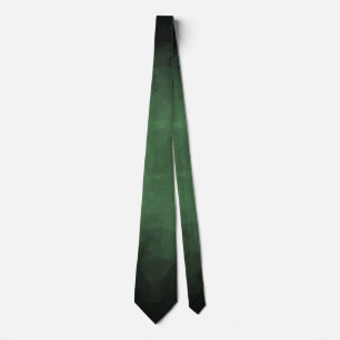 Grunge Polygon Background - Green Tie