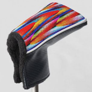 Grunge Rainbow Golf Head Cover