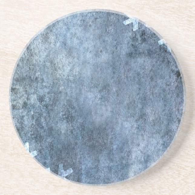 Grunge rock background coaster (Front)