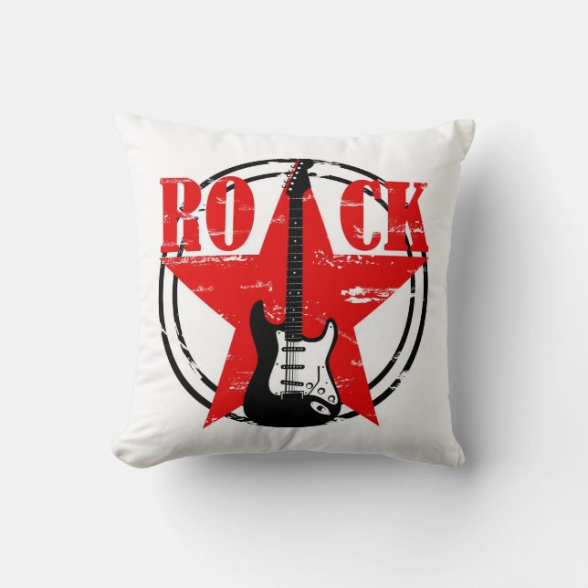 Grunge rock cushion (Front)