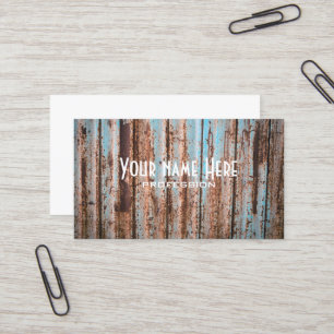 Grunge rust texture business card