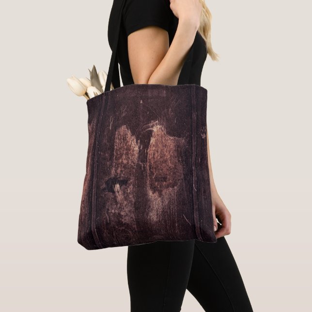 Grunge rust texture tote bag (Close Up)