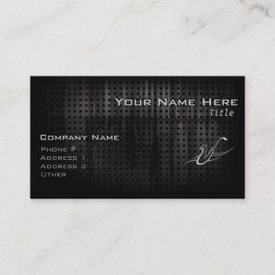 Grunge Saxophone Business Card