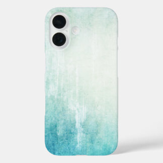 Grunge, scratches, texture, blue, atmosphere iPhone 16 case