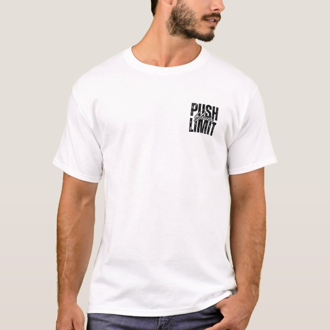 Grunge Silence | Textured Emotional Typography Tee (Front)