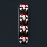 Grunge Skull And Bones Pattern Skateboard<br><div class="desc">Grunge skull and bones pattern print on your skateboard.</div>